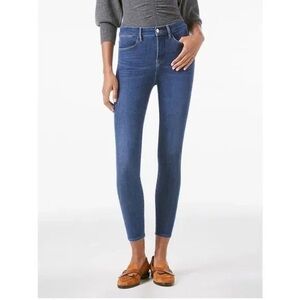 FRAME 24 Hour Henning Blue Le‎ High Rise Skinny Jeans